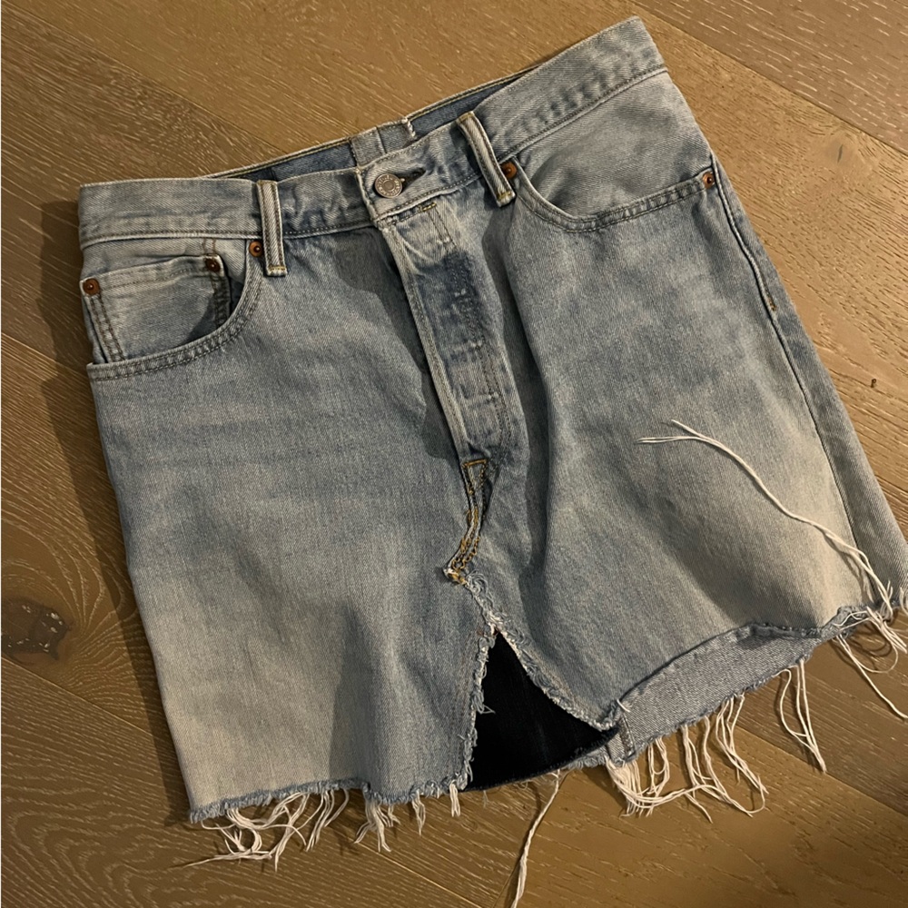 Vintage Denim Blue Skirt